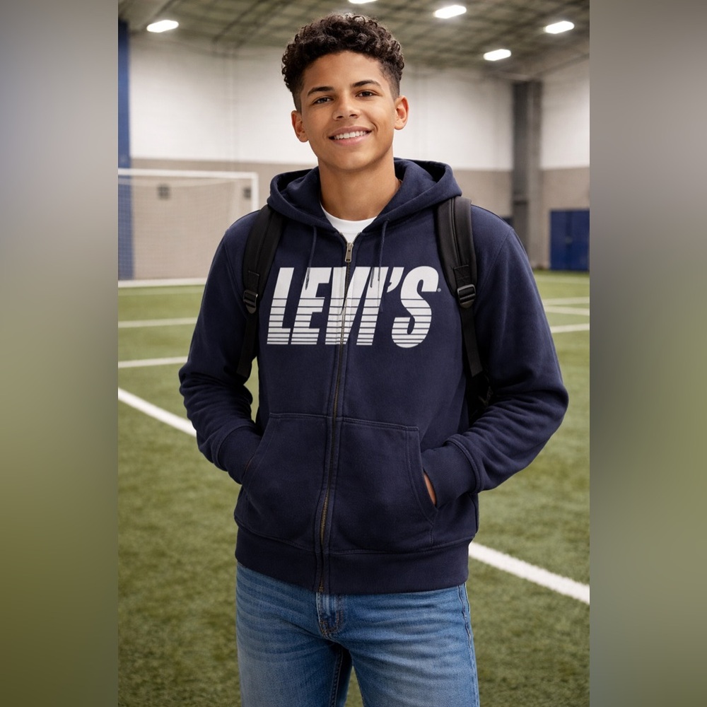 Levi’s Hoodie Navy Blue Small Size